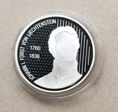 【随心拍&Getcoins】现代钱币拍卖第四十四期 列支敦士登2006年10法郎纪念银币，1盎司精制。