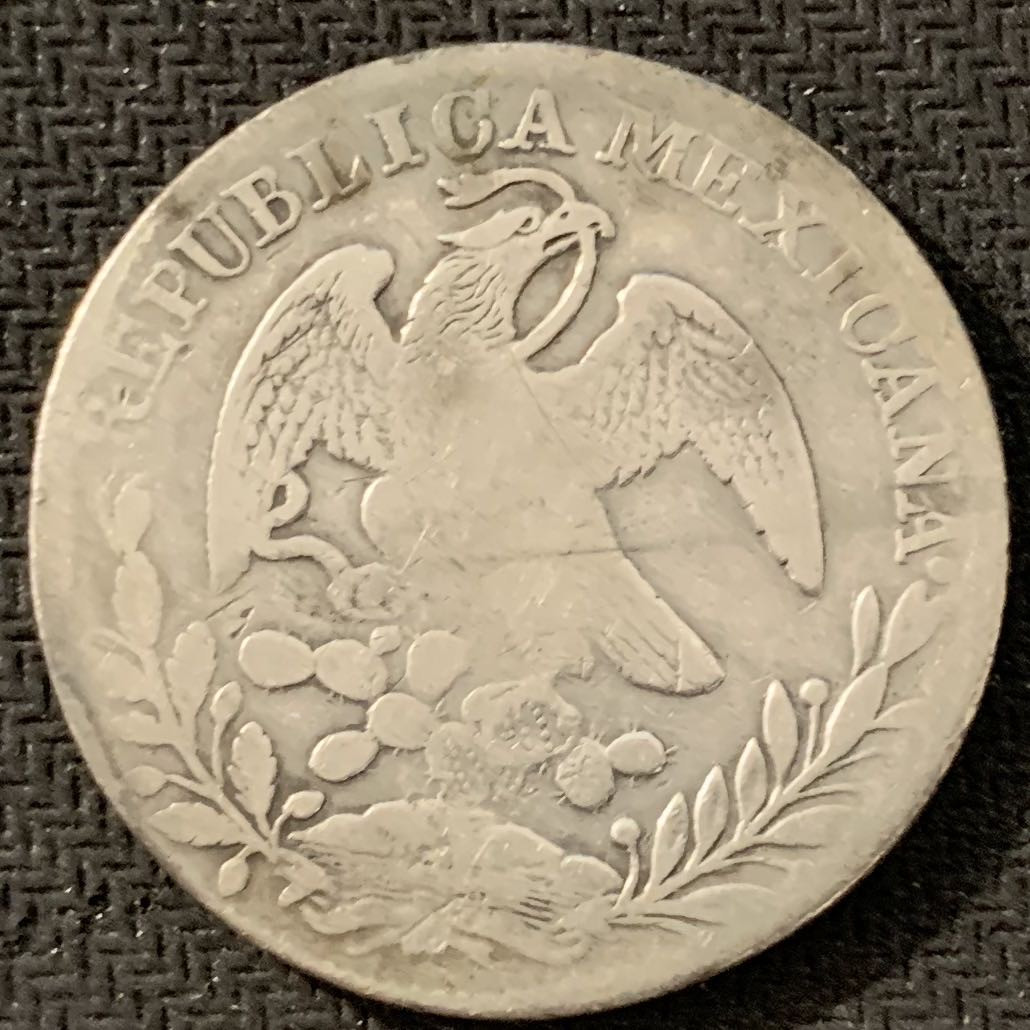 紫瑗钱币—微拍第15期 墨西哥 鹰洋专场 墨西哥 1838年 ZSOM 8里亚尔 花边鹰洋