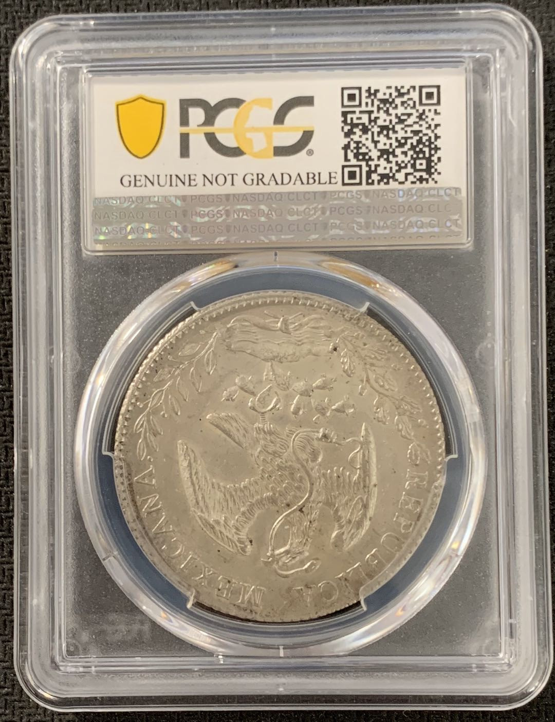 紫瑗钱币—微拍第15期 墨西哥 鹰洋专场 墨西哥 1894年 ZS FZ 8里亚尔 PCGS UNC Detail