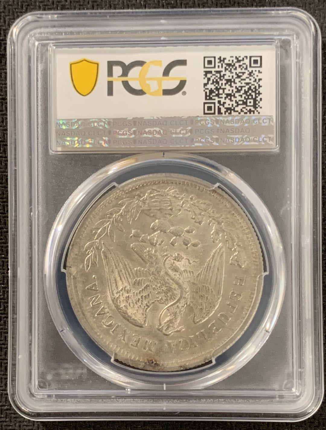 紫瑗钱币—微拍第15期 墨西哥 鹰洋专场 墨西哥 1904年 ZS FM 1比索 PCGS AU58