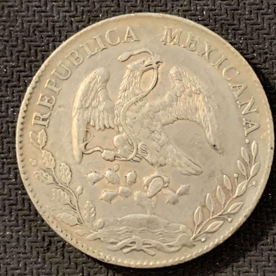 紫瑗钱币—微拍第15期 墨西哥 鹰洋专场 墨西哥 1894年 ZSFZ 8里亚尔 花边鹰洋