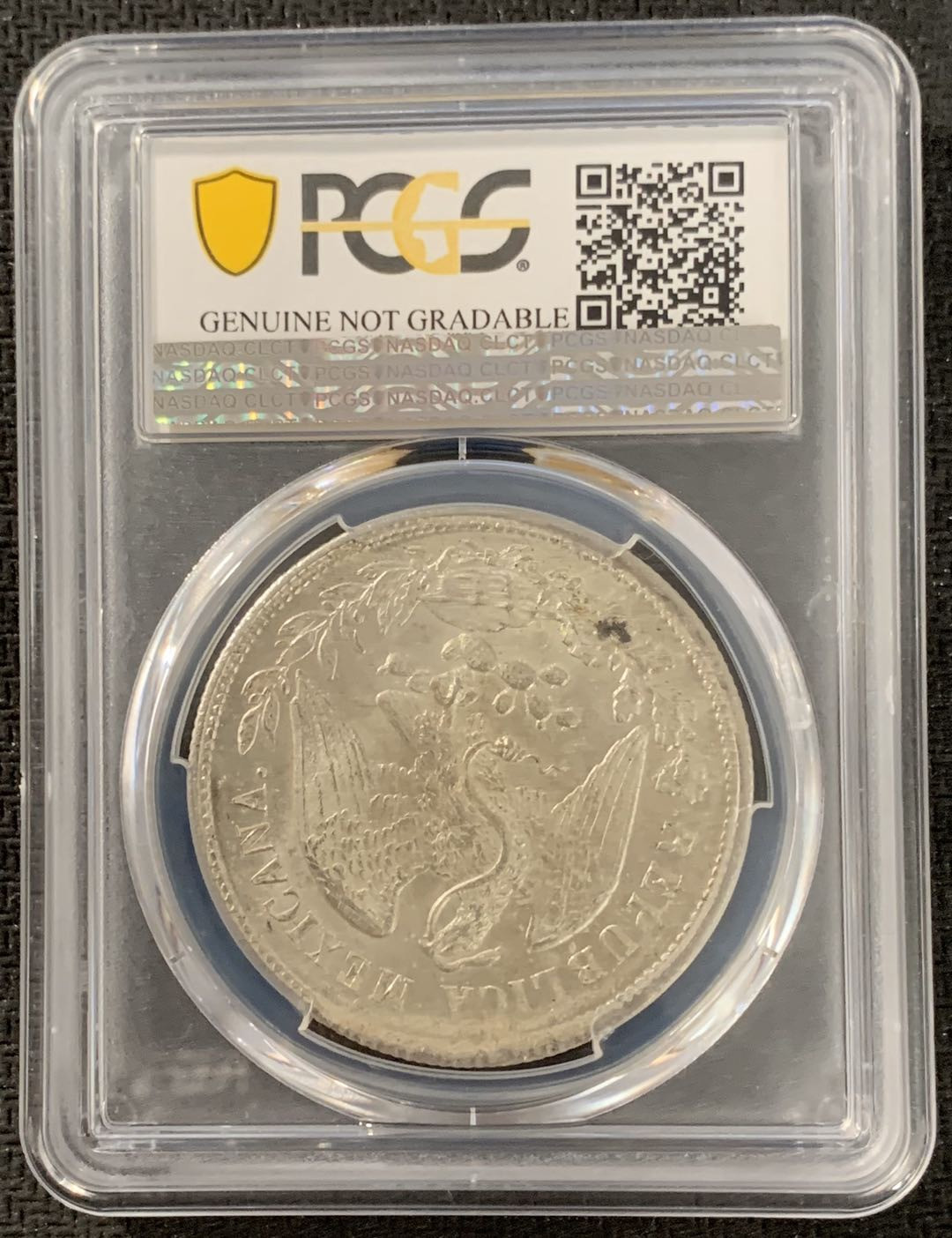 紫瑗钱币—微拍第15期 墨西哥 鹰洋专场 墨西哥 1901年 ZS FZ 1比索 PCGS UNC Detail
