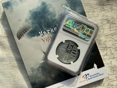 【随心拍&Getcoins】现代钱币拍卖第四十四期 【荷兰】荷兰花园行动银币【蓝标ngc70】