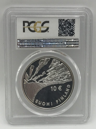 【随心拍&Getcoins】现代钱币拍卖第四十四期 芬兰 2006年10欧元纪念斯内尔曼200周年PCGS70
