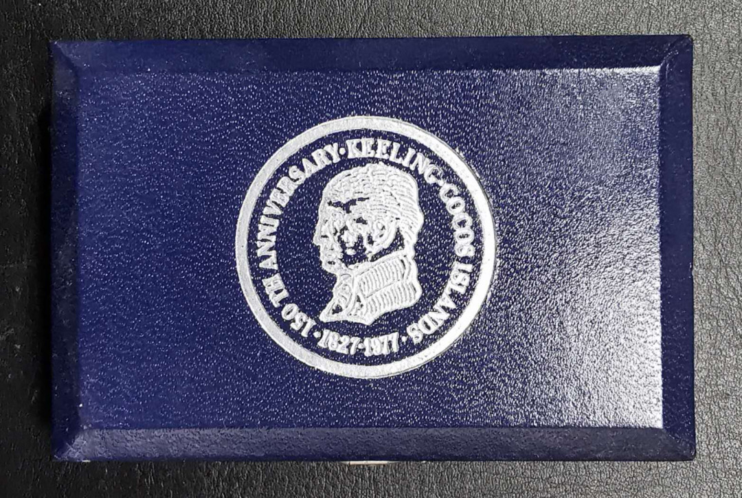 凡希社世界钱币微拍第一百零八期 1977基林科科斯两银精铸PS原盒证书少见！