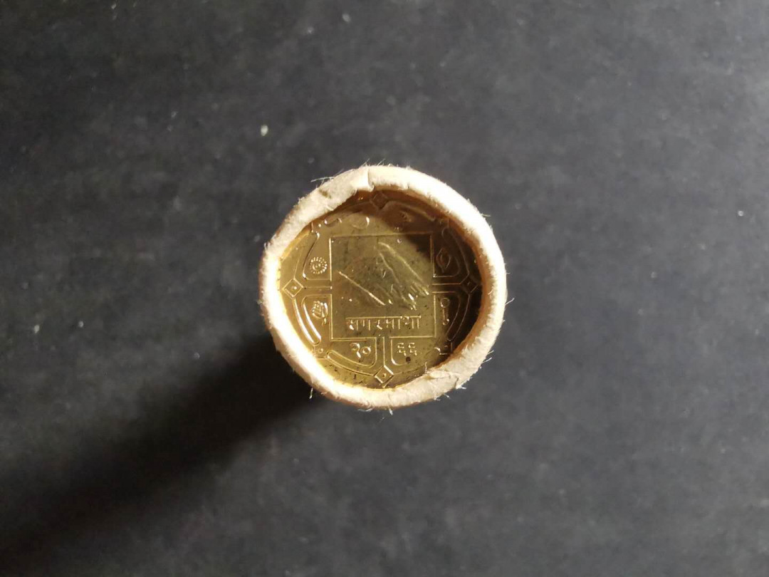 【鲸贝乐淘】千字文·第“吊民伐罪”号拍卖 【中国代印】2009年尼泊尔1卢比，整卷50枚