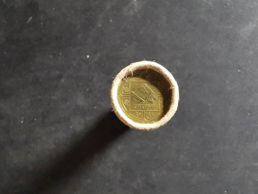 【鲸贝乐淘】千字文·第“吊民伐罪”号拍卖 【中国代印】2009年尼泊尔1卢比，整卷50枚