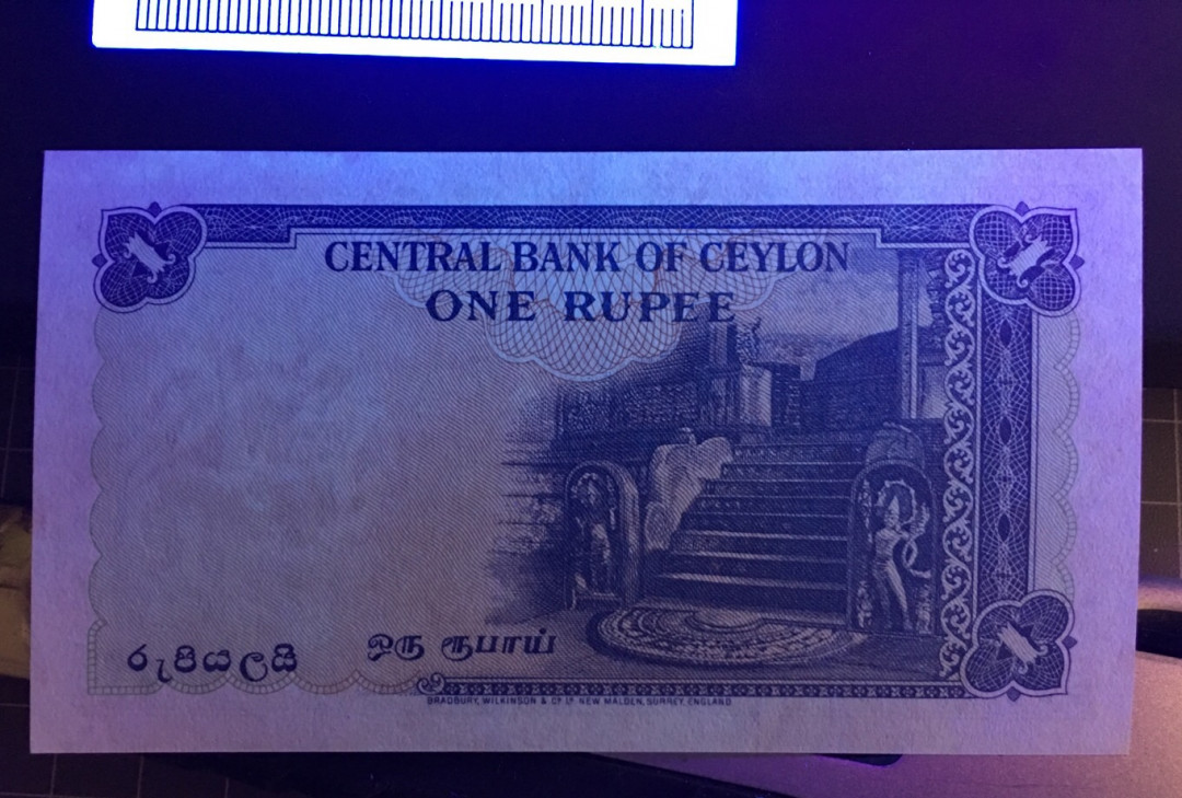 【收藏联盟】第115期拍卖（2020新年第一拍）——黑美人 锡兰 1952年 1卢比 全新UNC 女王 精美 BWC出品 p48