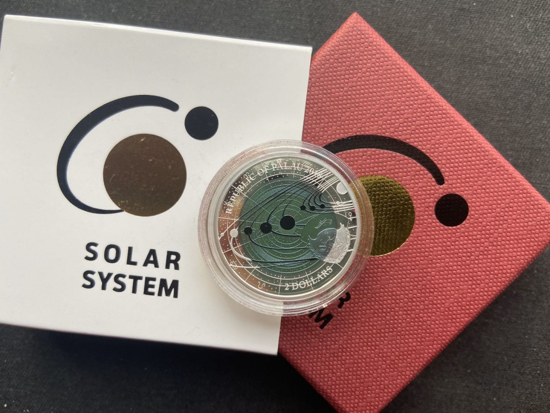 【币观天下】第九十七期钱币拍卖 【帕劳】帕劳精致银铌系列第二枚-水星