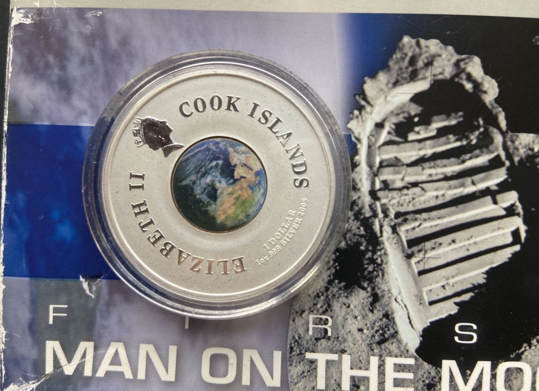 【币观天下】第九十七期钱币拍卖 【库克】2009年的库克登月银币