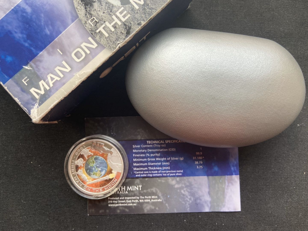 【币观天下】第九十七期钱币拍卖 【库克】2009年的库克登月银币