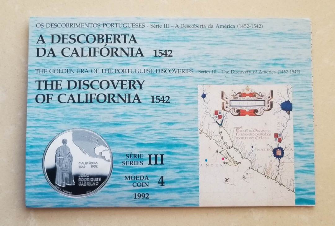 【币观天下】第九十七期钱币拍卖 葡萄牙1992年发现美洲加利福尼亚200埃斯库多银币