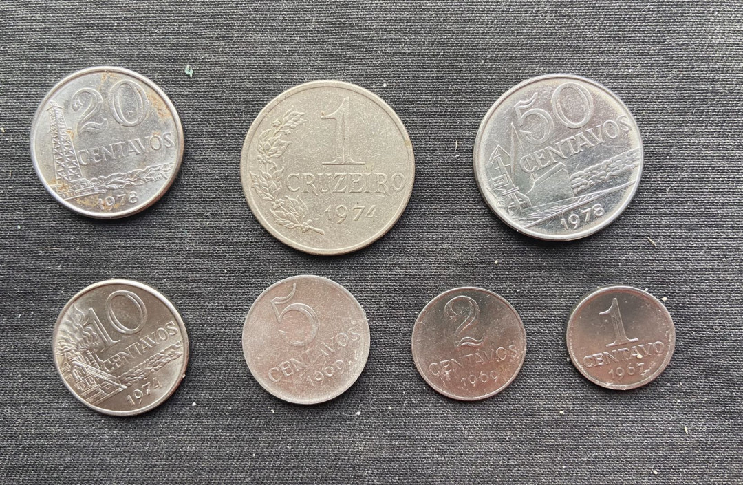 【币观天下】第九十七期钱币拍卖 【巴西】早期巴西流通币7枚