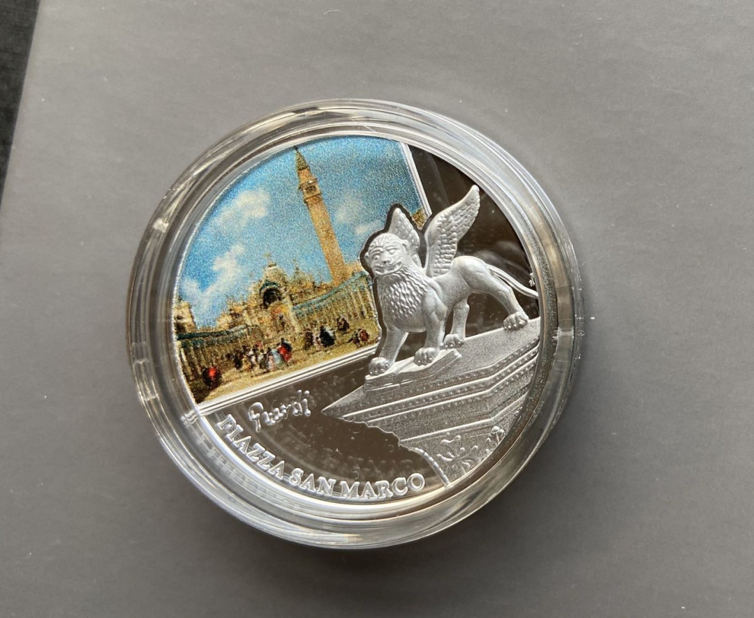 【币观天下】第九十七期钱币拍卖 【纽埃】2016年城市风景银币【威尼斯圣马可广场】
