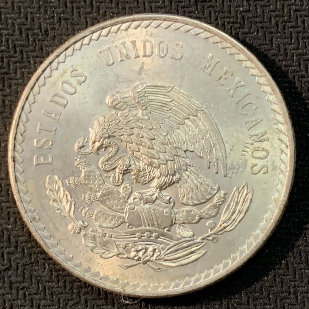 紫瑗钱币—微拍第17期  墨西哥 1948年 印第安人 5比索  30克 0.9银