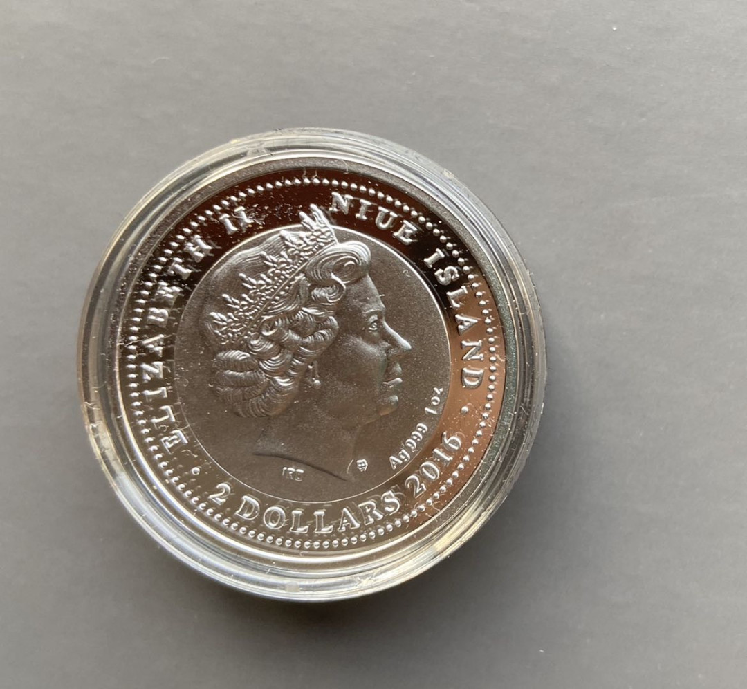 【币观天下】第九十七期钱币拍卖 【纽埃】2016年城市风景银币【威尼斯圣马可广场】