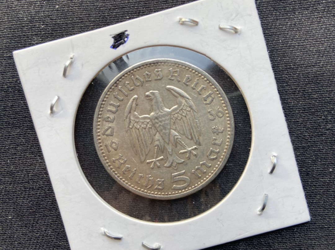 【币观天下】第九十七期钱币拍卖 【德国】兴登堡5马克银币