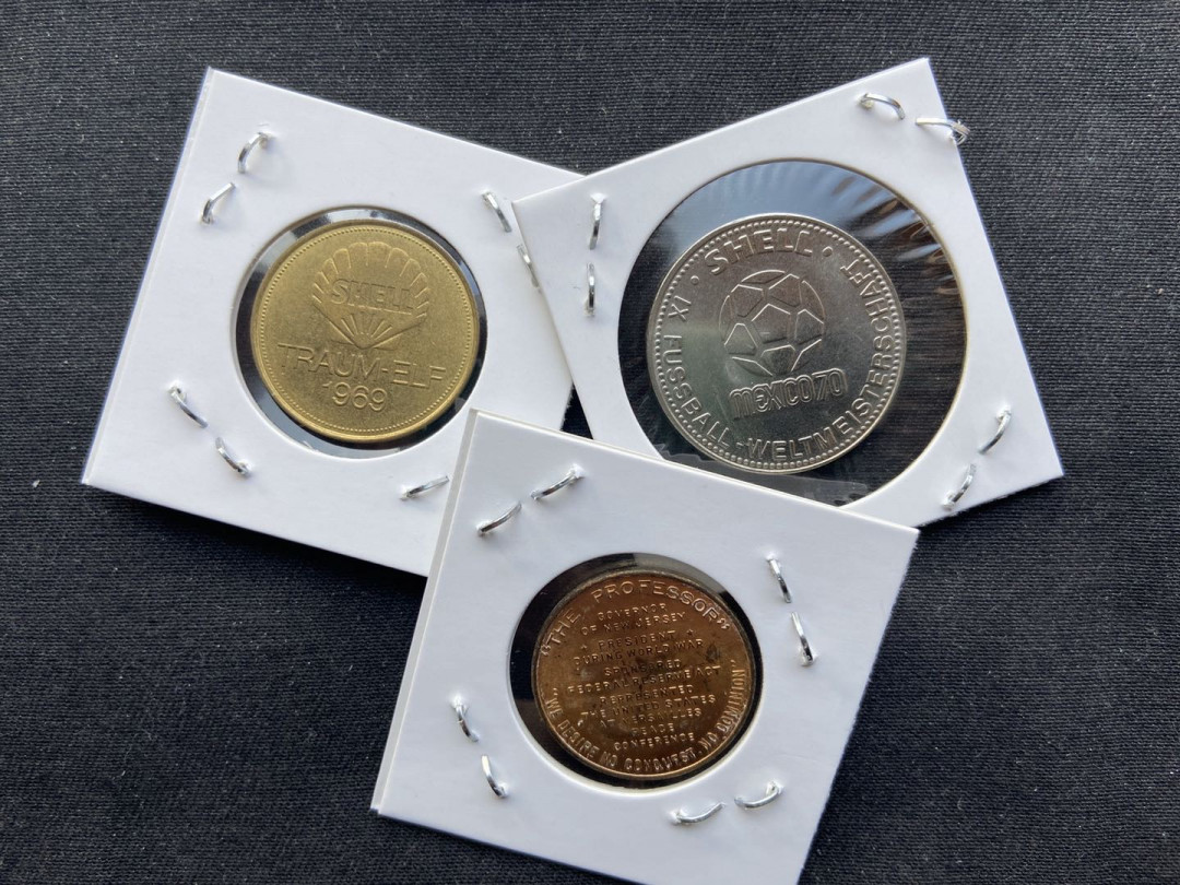 【币观天下】第九十七期钱币拍卖 德国球星2枚+美国威尔逊纪念章一枚