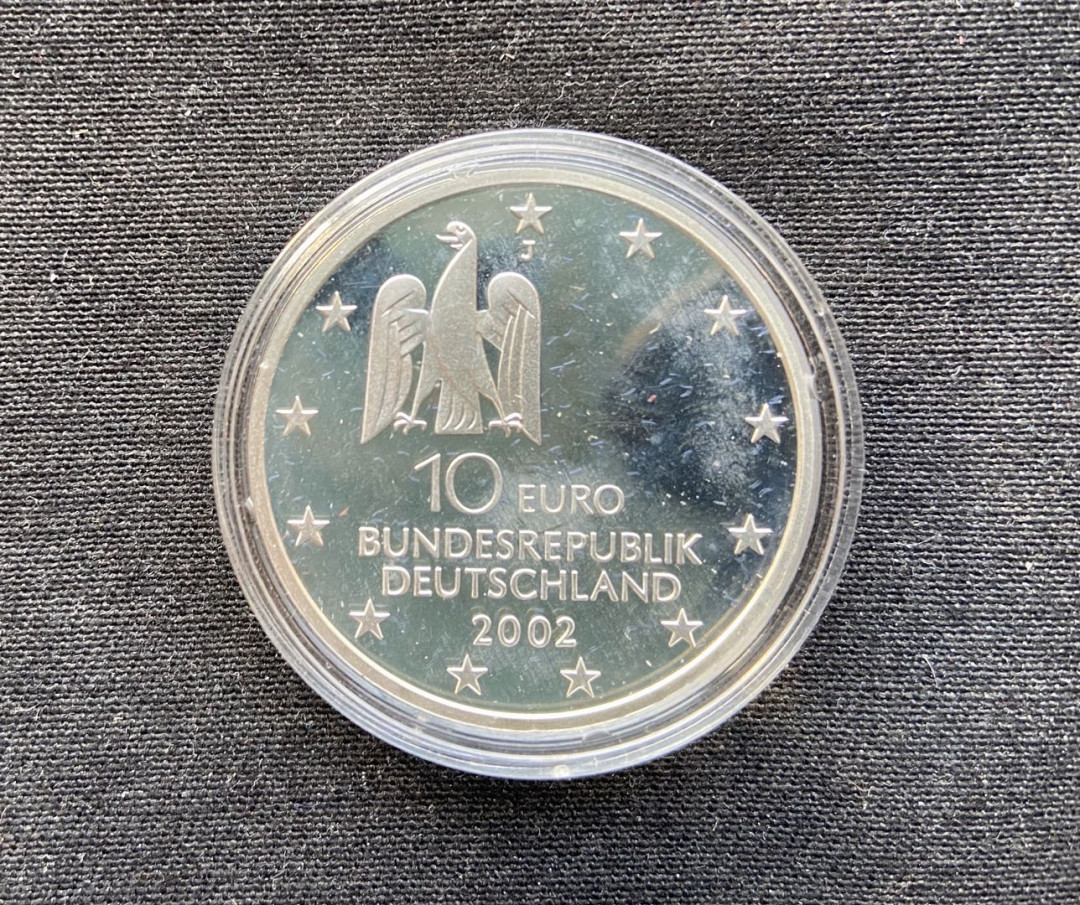 【币观天下】第九十七期钱币拍卖 【德国】2002年10欧元银币卡塞尔文档