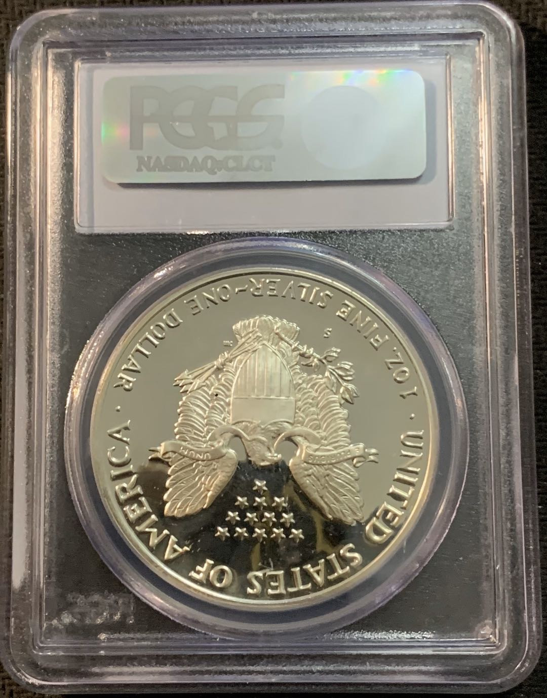 紫瑗钱币—微拍第17期  美国 1987年 S版 行走投资银 1美元 精制 PCGS PR69 DCAM