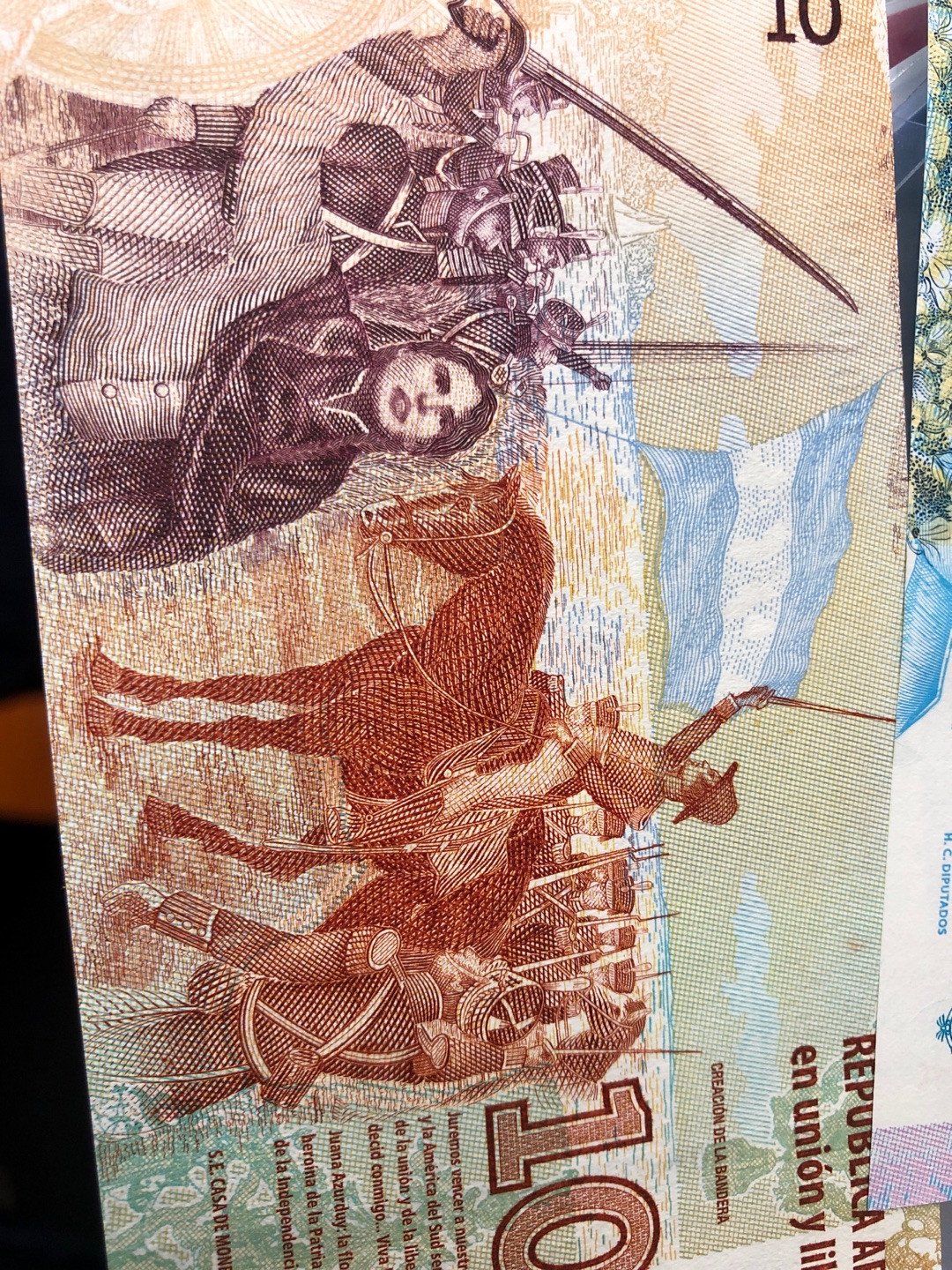 《外钞收藏家》第七十五期拍卖目录 阿根廷四张 非常漂亮的小面额 100是美女钞