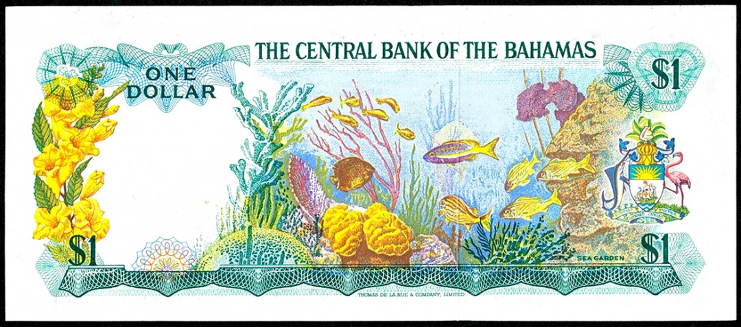 【收藏联盟】第116期拍卖——格拉斯哥大学的荣光 【一组2张】新西兰 1990年10元《怀唐伊条约签署150周年》纪念钞库克船长水印&巴哈马经典彩背 1974年1元 UNC