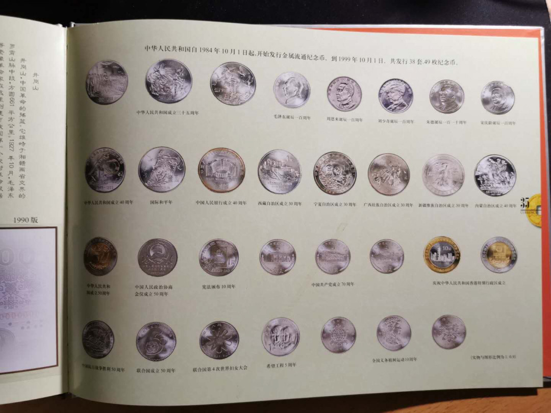 【鲸贝乐淘】千字文·第“垂拱平章”号拍卖 【中国钱币图册】中国人民银行出品，人民币一二三套票样图录和第四套定位册，详实精美，9.9品。加送一本8品集邮册