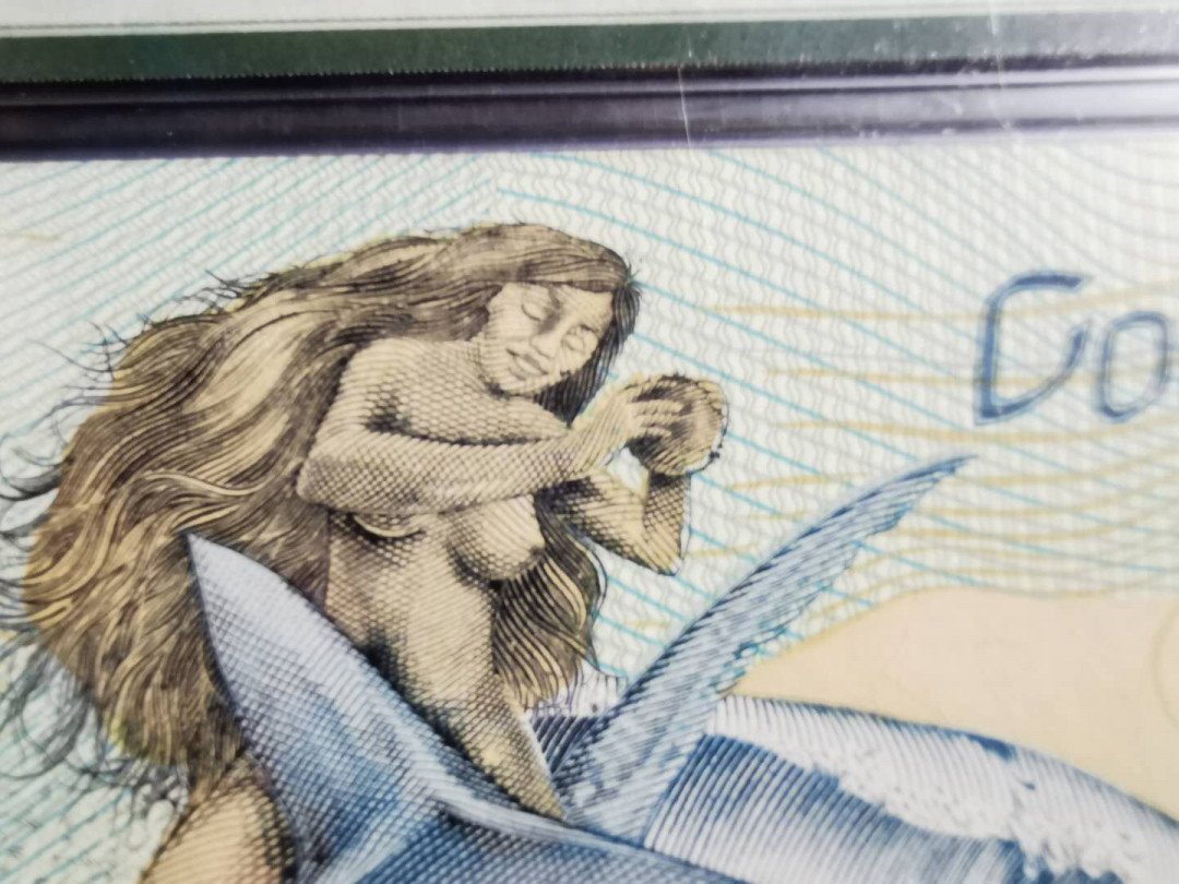 【鲸贝乐淘】千字文·第“爱育黎首”号拍卖 【库克群岛】1987年3元，世界十大美钞，PMG67E 