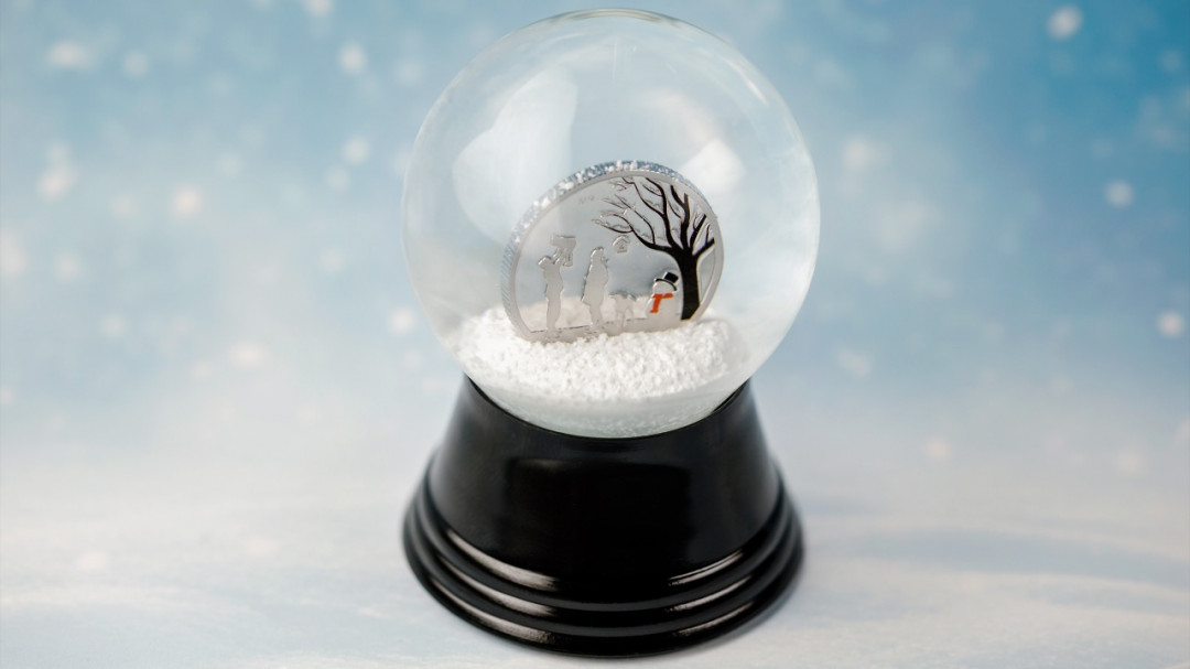 CSIS-GREAT评级精品钱币拍卖第二十三期 库克2019年冬季仙境类精制彩色纪念银币奥地利Perzy雪花水晶球