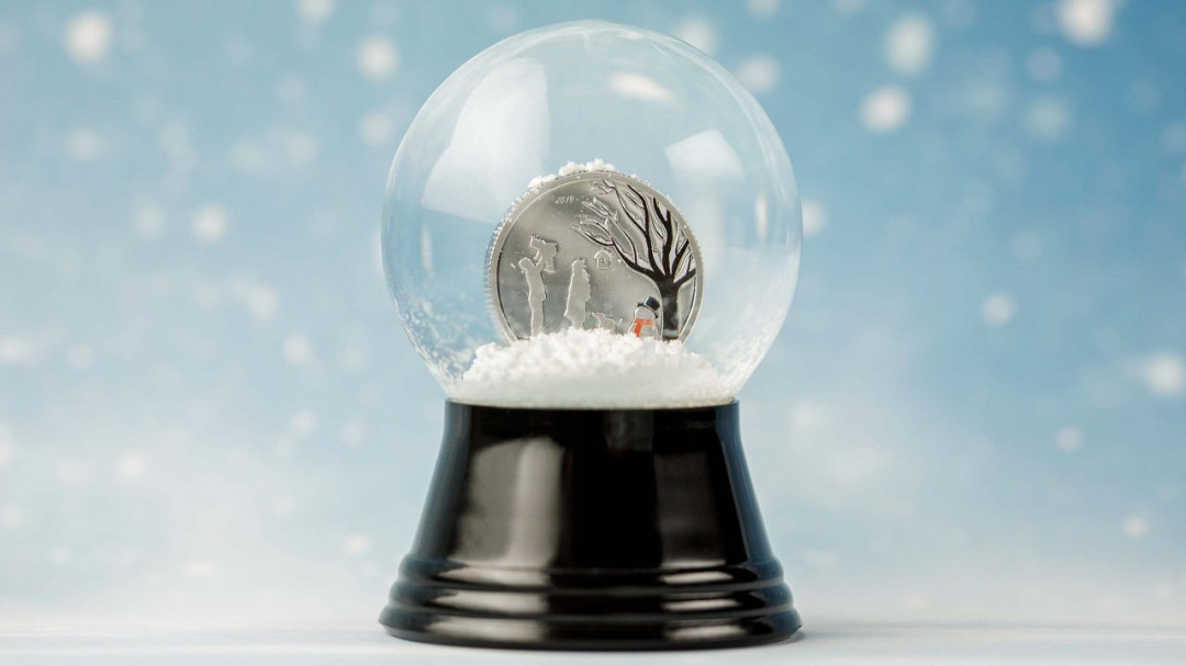 CSIS-GREAT评级精品钱币拍卖第二十三期 库克2019年冬季仙境类精制彩色纪念银币奥地利Perzy雪花水晶球