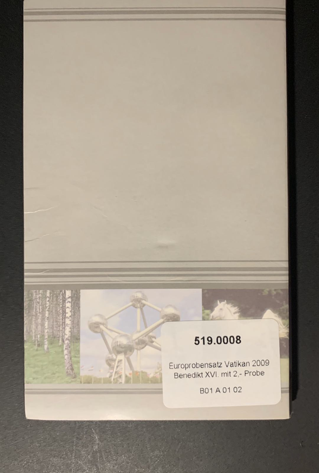 紫瑗钱币—微拍第21期  圣马力诺 2009年 欧元样币 8枚套 原盒证书