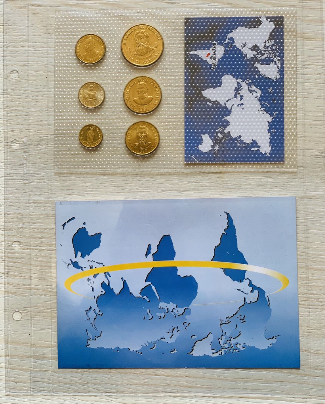 紫瑗钱币—微拍第21期  巴拉圭 流通币 6枚套 带德国说明书