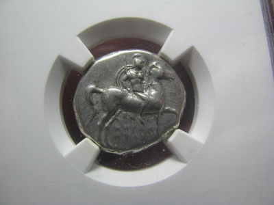 2020“爱你爱你”第二期～世界钱币 - 古希腊塔拉斯城，骑士和骑海豚的塔拉斯，双德银币