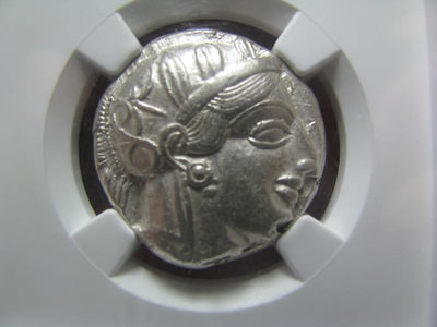 2020“爱你爱你”第二期～世界钱币 - 古希腊雅典城，雅典娜与猫头鹰，四德银币