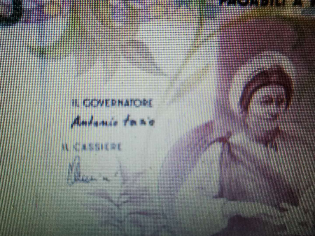 【鲸贝乐淘】千字文·第“臣伏戎羌”号拍卖 【意大利🇮🇹 】1994年100000里拉，b版，全新全品UNC 