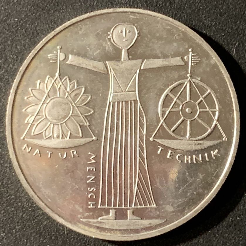 紫瑗钱币—微拍第24期  德国 2000年 A厂 汉诺威世博会 10马克 15.5克 0.925银