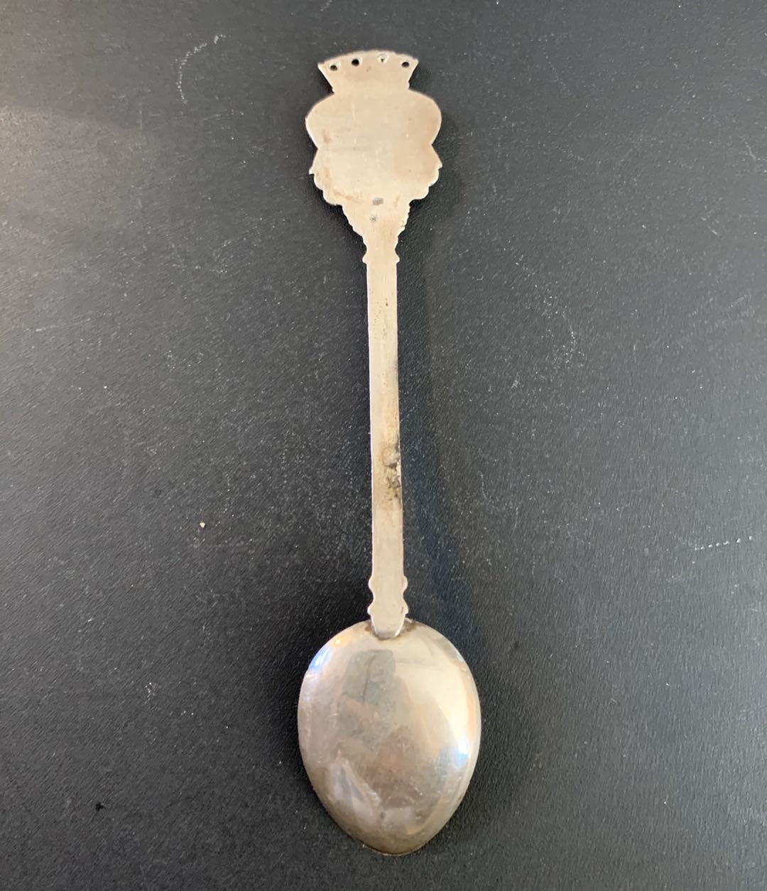 紫瑗钱币—微拍第24期  20世纪初 西班牙银勺一把 塞维利亚地名 10.5克