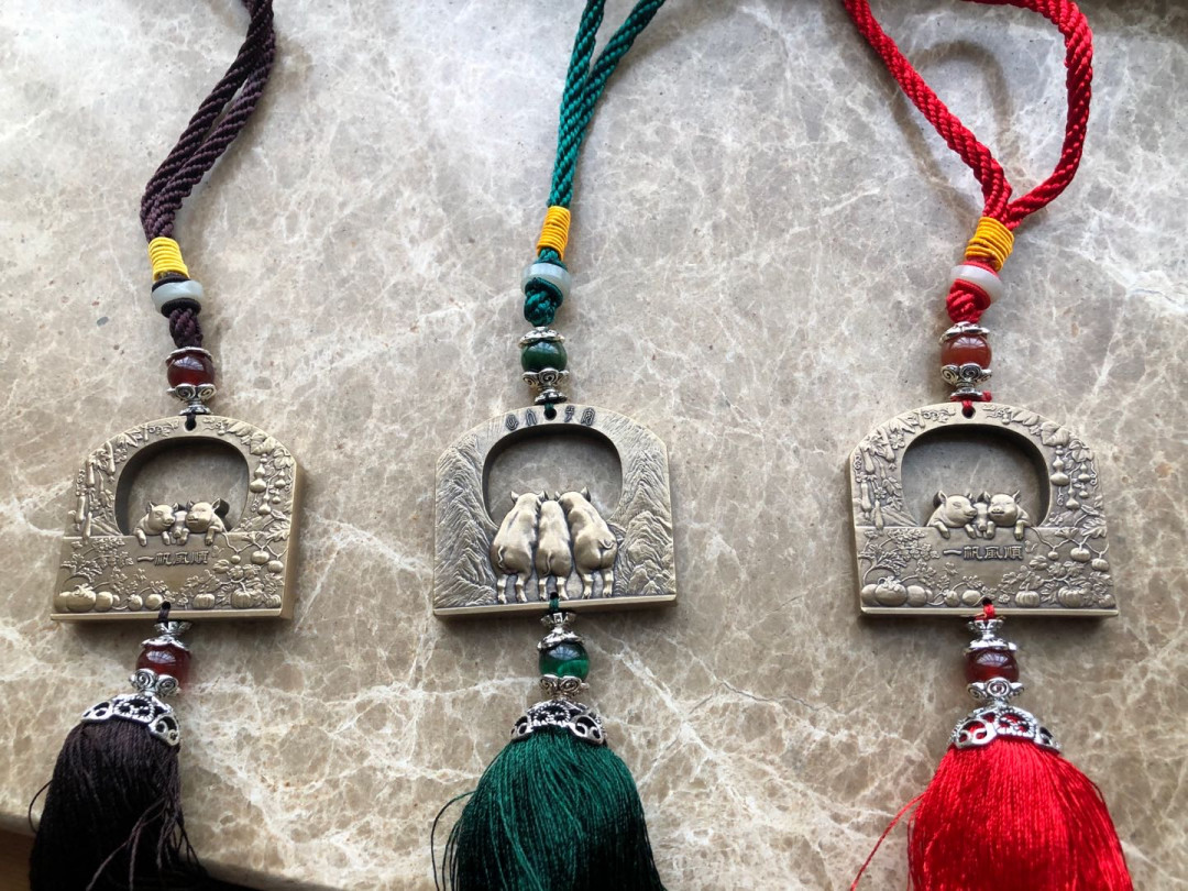 中西合璧，各美其美！ 祝福满满车挂《3个》