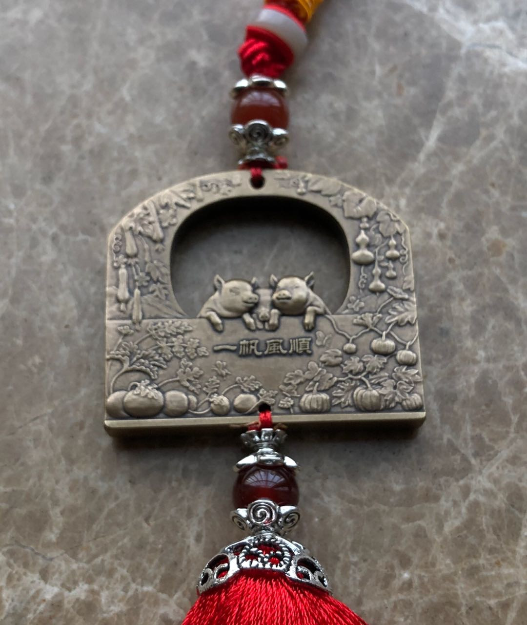 中西合璧，各美其美！ 祝福满满车挂《3个》