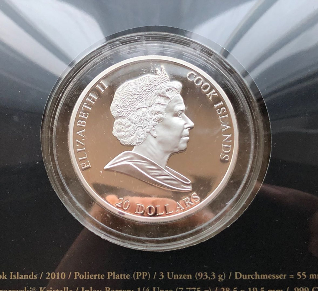 中西合璧，各美其美！ 库克群岛发行艺术大师系列之达芬奇银币