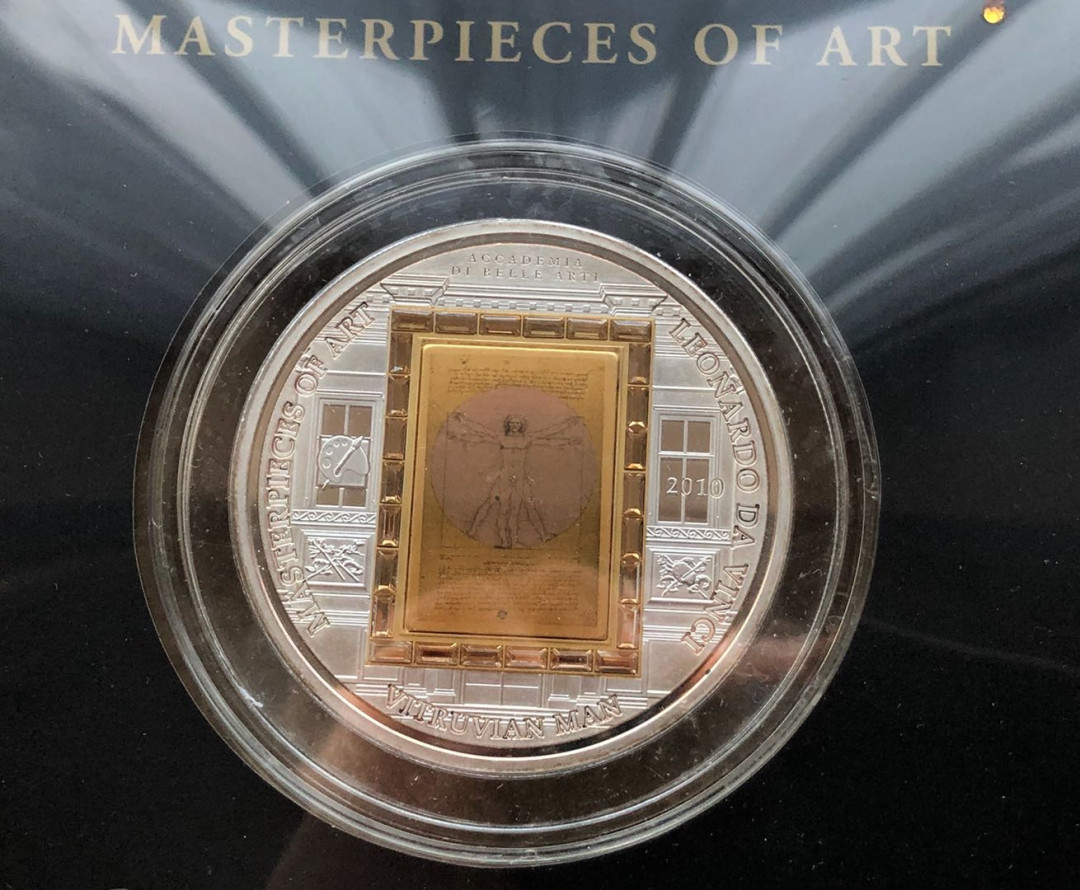 中西合璧，各美其美！ 库克群岛发行艺术大师系列之达芬奇银币