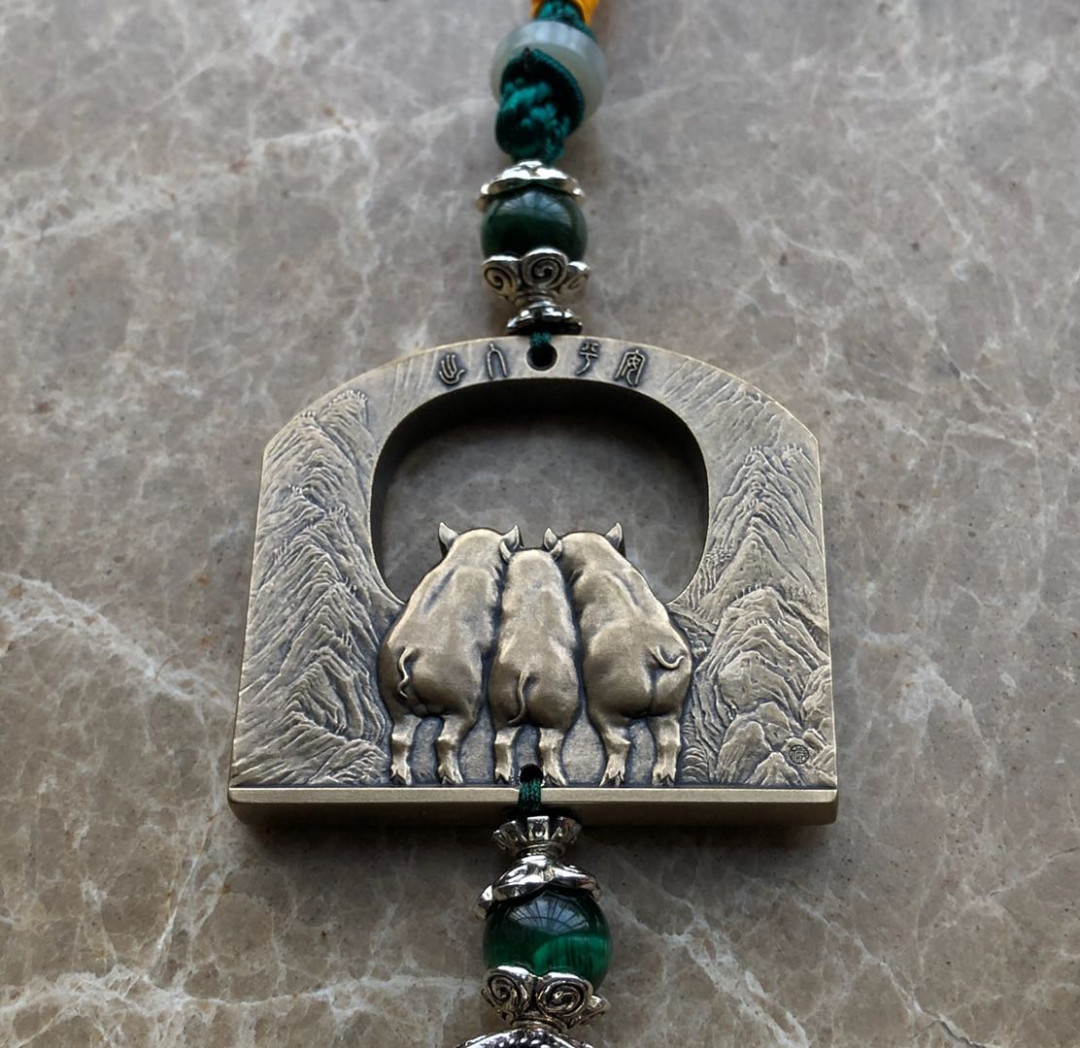 中西合璧，各美其美！ 祝福满满车挂《3个》