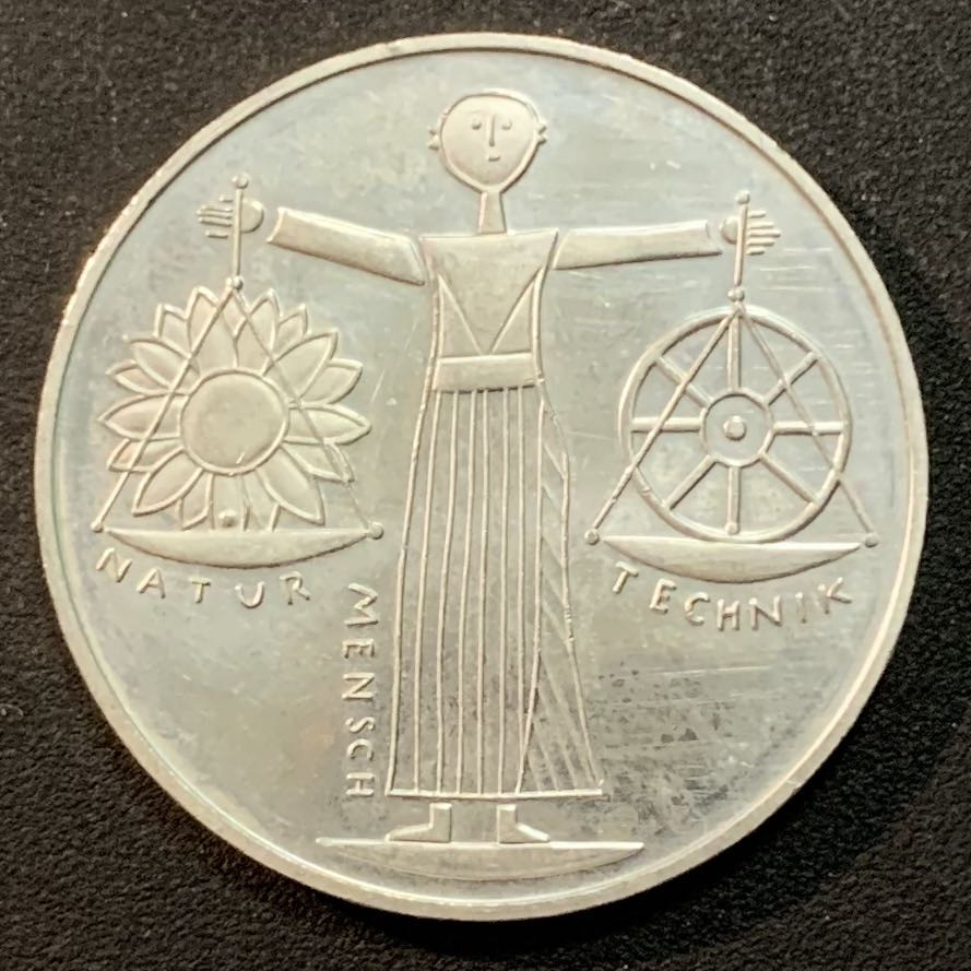 紫瑗钱币—微拍第25期  德国 2000年 A厂 汉诺威世博会 10马克 15.5克 0.925银