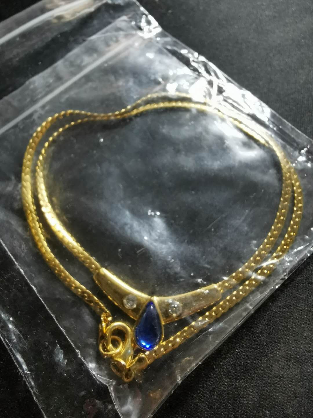 【鲸贝乐淘】情人节·韩国小首饰拍卖 牛气冲天蓝宝石吊坠项链