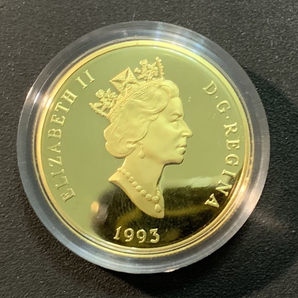 紫瑗钱币—微拍第25期  加拿大 1993年 加拿大骑警 200元 17.1克 0.917金 原盒证书