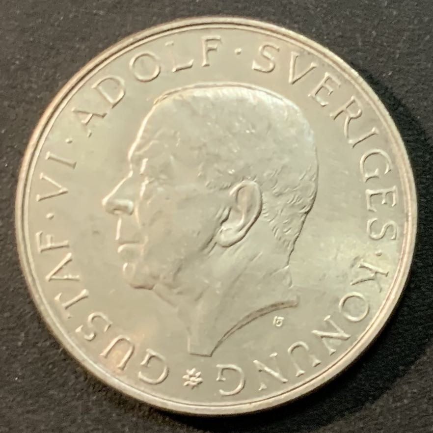 紫瑗钱币—微拍第26期  瑞典 1972年 古斯塔夫六世诞辰90周年 18克 0.83银