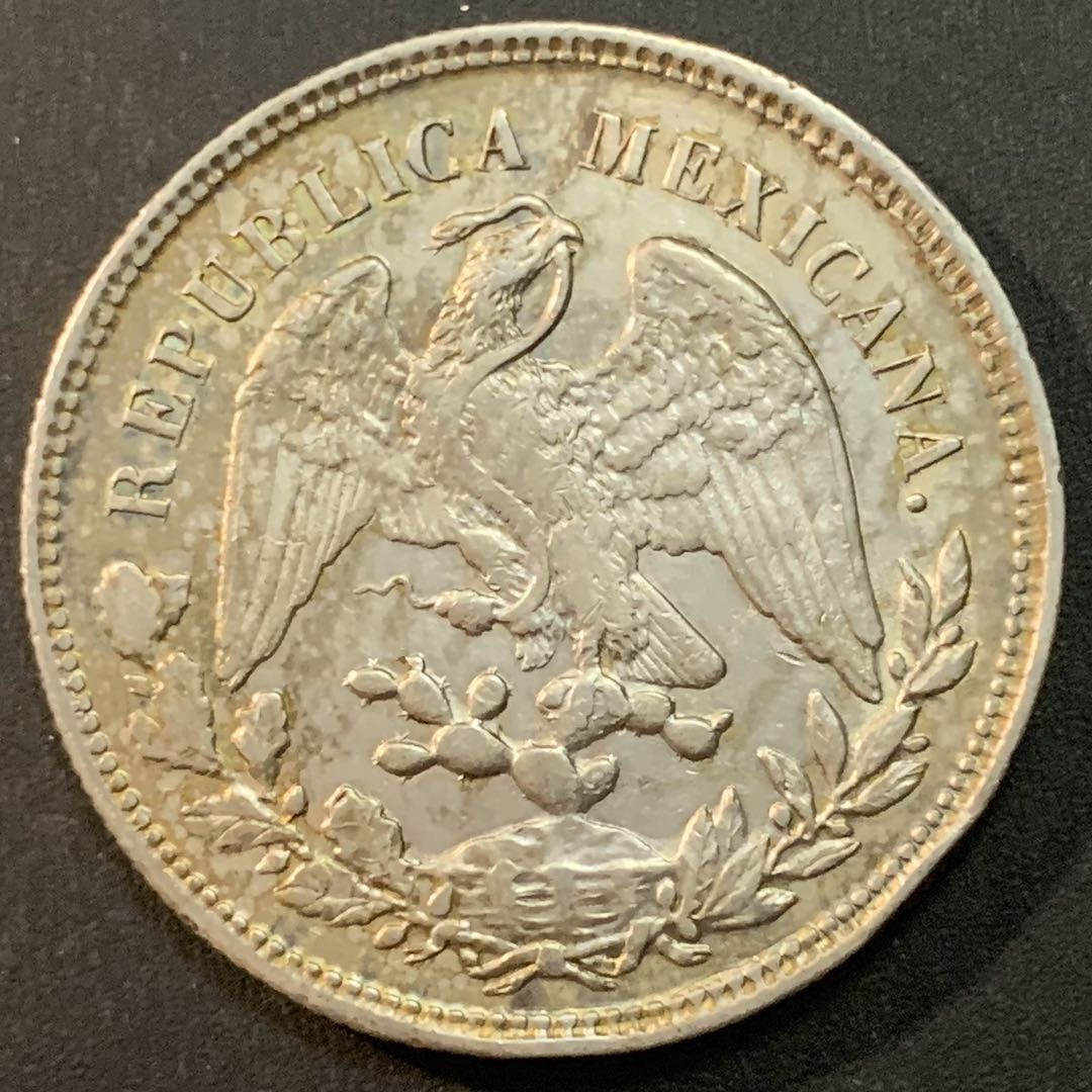 紫瑗钱币—微拍第26期  墨西哥 1902年 ZS FZ 1比索 直边鹰洋