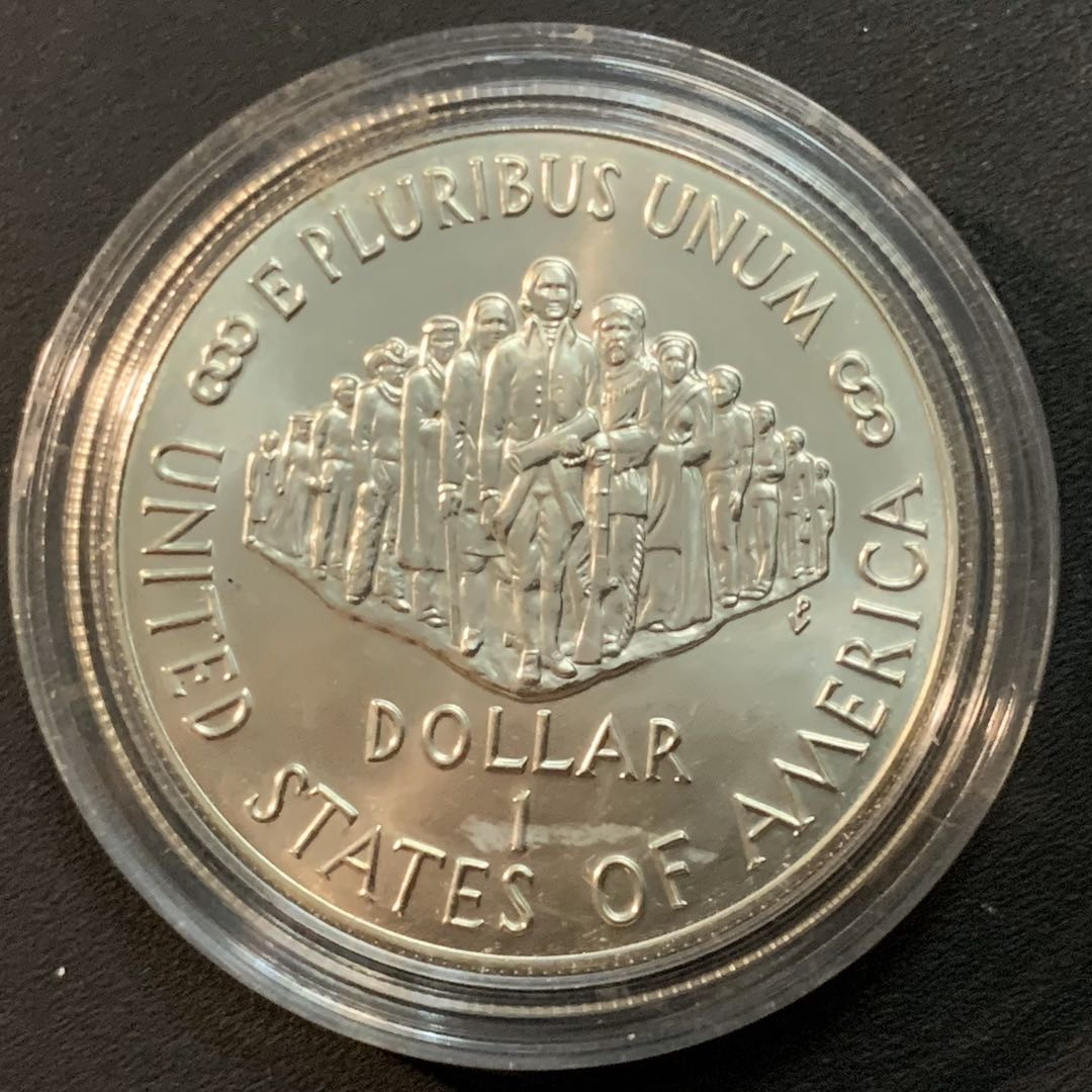 紫瑗钱币—微拍第27期  美国 1987年 宪法200周年 1元 26.73克 0.9银 