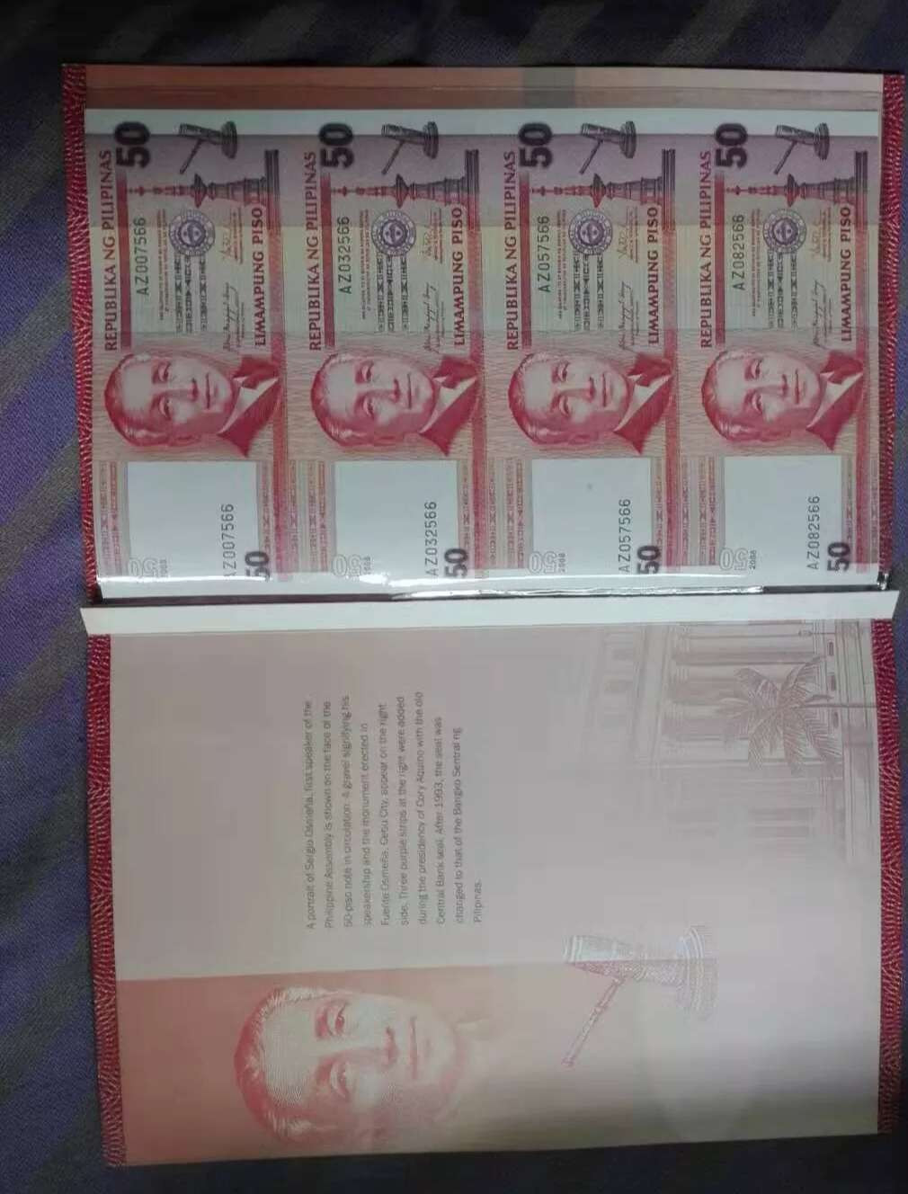 【鲸贝乐淘】千字文·第“鸣凤在竹”号拍卖  【菲律宾】2009年150周年纪念100比索，4连体，全新全品