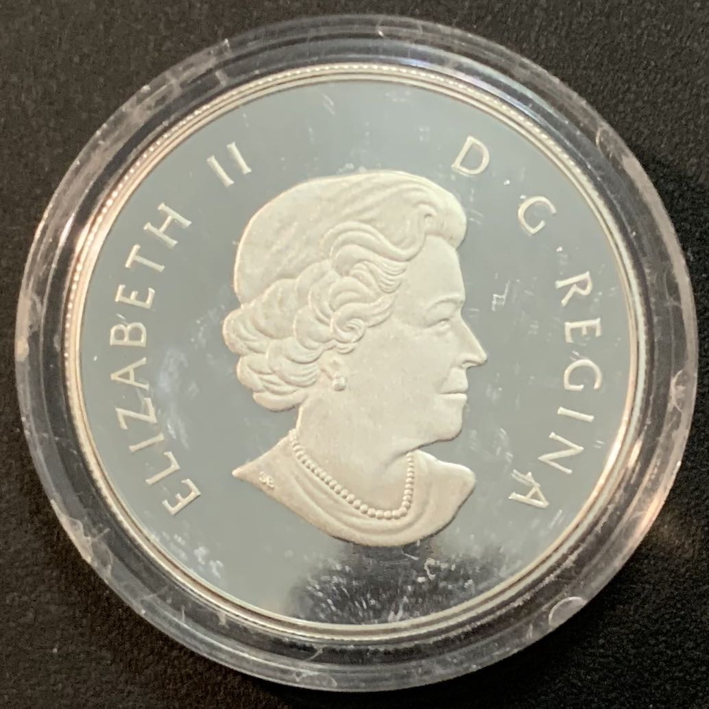 紫瑗钱币—微拍第27期  加拿大 2015年 划艇横渡加拿大系列 壮丽的山脉 10元 15.55克 0.9999银 高浮雕 精制